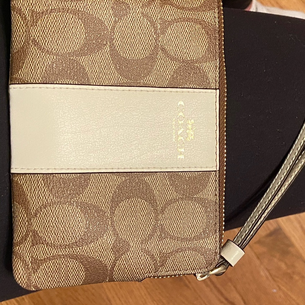 Coach Logo Wristlet